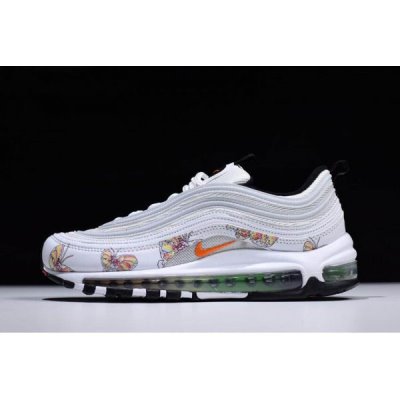 Nike Bayan Air Max 97 Beyaz / Turuncu Koşu Ayakkabısı Türkiye - ASHU7I2G